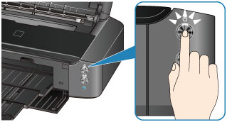 Canon : PIXMA-Handbücher : iP8700 series : Ein- und Ausschalten des ...
